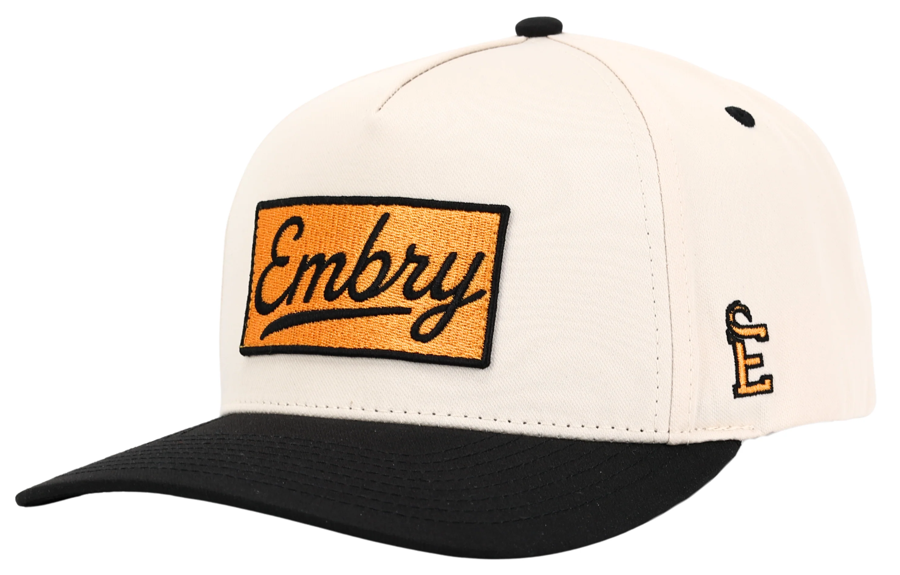 Cream/Black - Logo Patch